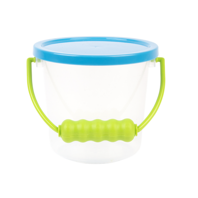 Cubo Transparente con Tapa